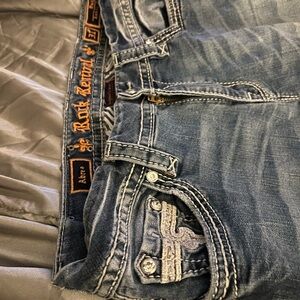 Rock Revival Light Blue Relaxed women